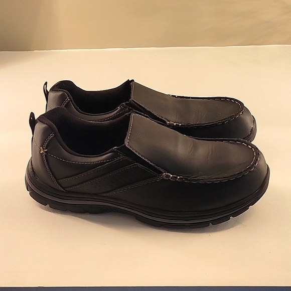 2 for $10. Men's Faded Glory Memory Foam Black Loafers, Size 8.5. EUC - Picture 2 of 7